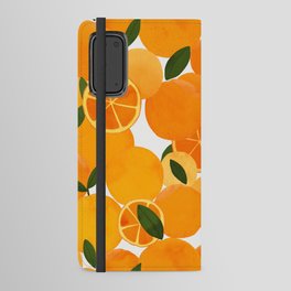 mediterranean oranges still life  Android Wallet Case