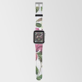 the pink flowers N.o 4 Apple Watch Band