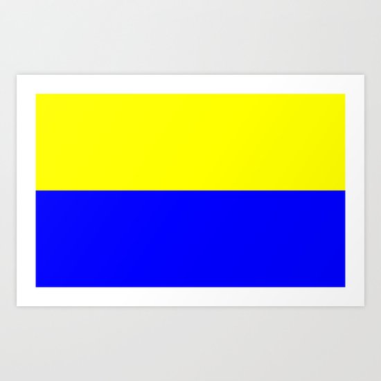 Flag of Zandvoort Art Print