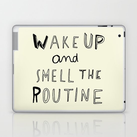 WAKE UP Laptop & iPad Skin