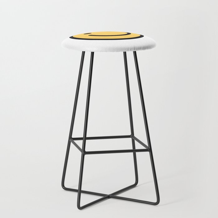 Smiley Face   Cute Simple Smiling Happy Face Bar Stool