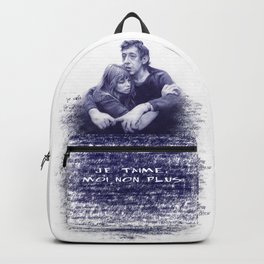 Je t'aime - Jane Birkin & Serge Gainsbourg Backpack