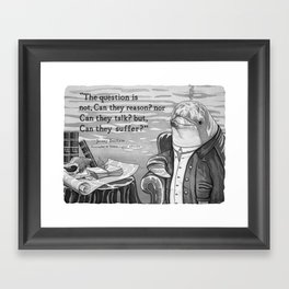 The Philosopher Framed Art Print