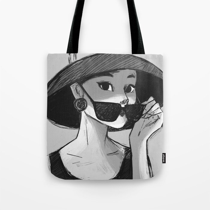 Audrey Hepburn - Glasses Tote Bag