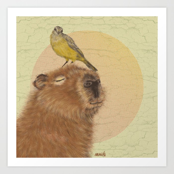 capybara | capivara Art Print