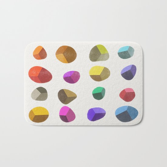 Painted Pebbles 2 Bath Mat