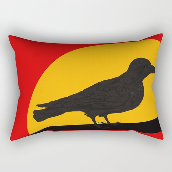 Every bird sings from his own throat Rectangular Pillow