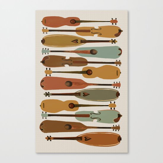 Vintage Instrument Collection Canvas Print