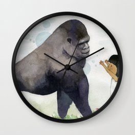 Hug me , Mr. Gorilla Wall Clock