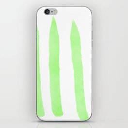 Watercolor Vertical Lines With White 42 iPhone Skin