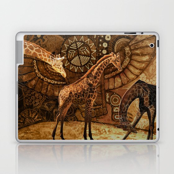 Three Giraffes Laptop & iPad Skin