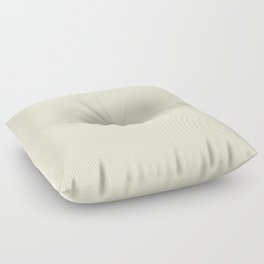 Creamy Off White Ivory Solid Color Pairs PPG Candlewick PPG1091-1 - All One Single Shade Hue Colour Floor Pillow
