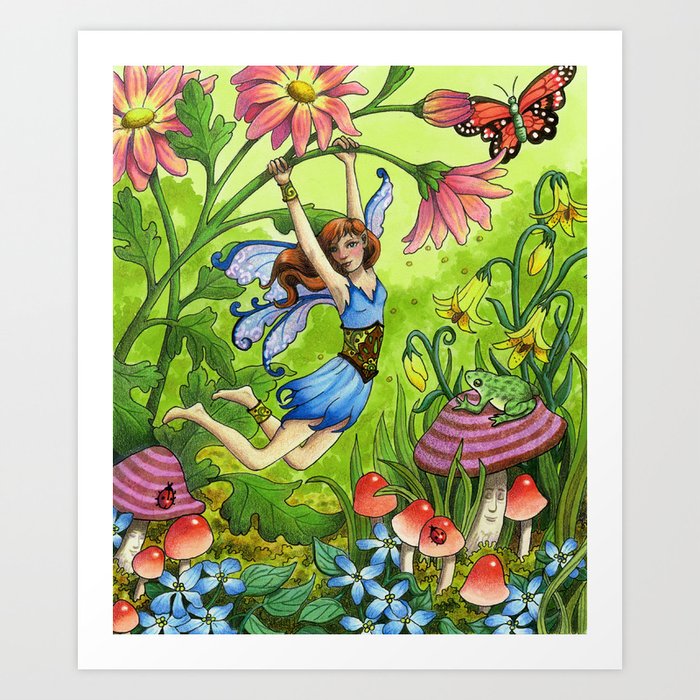 Meadow Fairy Art Print
