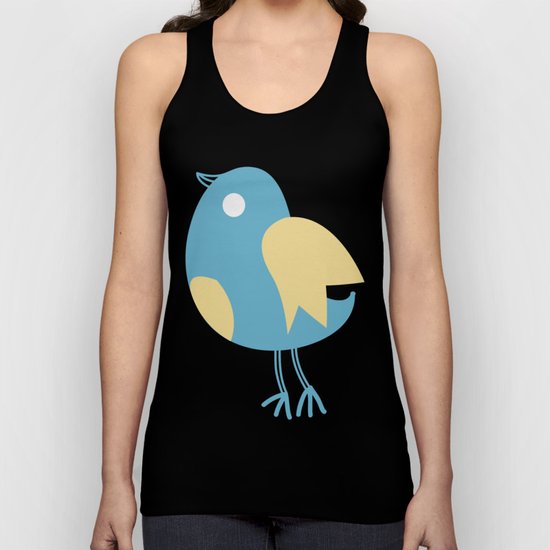 Cute Birds Pattern Unisex Tank Top