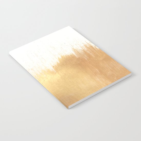 Brushed Gold Notebook