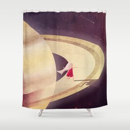 Saturn Child Shower Curtain
