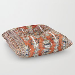 Silk Tabriz Northwest Persian Rug Print Floor Pillow
