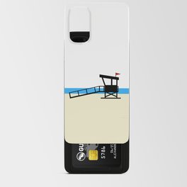 Beachy Lifeguard Tower Art - The Good Life Android Card Case