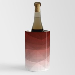 Brown Ombre Warm Morning Mountains Geometric Minimalism Wine Chiller