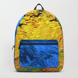 Vincent van Gogh "Wheatfield with crows" Backpack