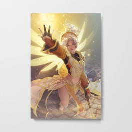 Holy Priest Mercy Metal Print