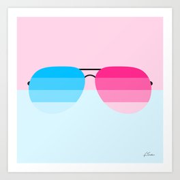 Sunglasses Art Print Art Print