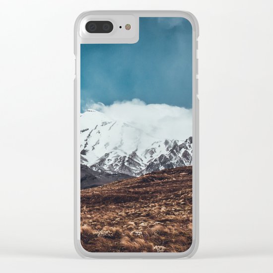 Vintage Landscape Clear iPhone Case