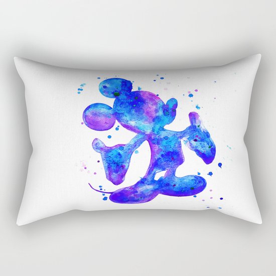MICKEY, blue Rectangular Pillow