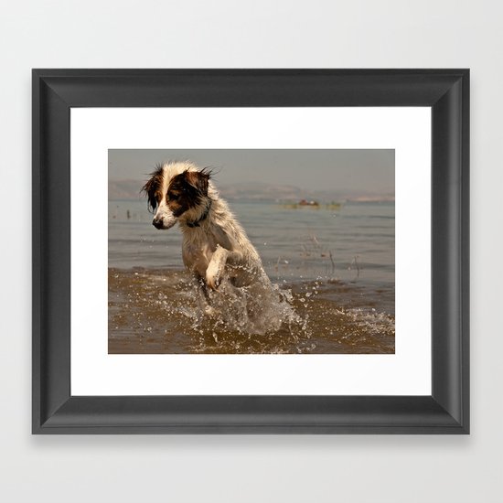 Fishing Framed Art Print