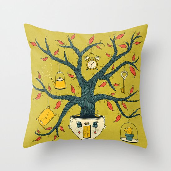 Dulce, hogar dulce Throw Pillow