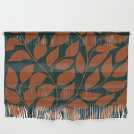 Vintage leaves 8 Wall Hanging