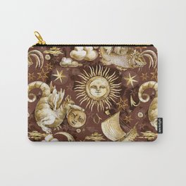 Watercolor retro maritime Carry-All Pouch