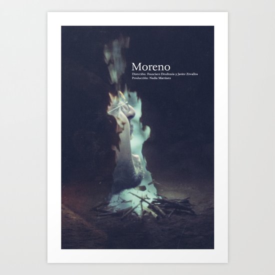Moreno dvd cover Art Print