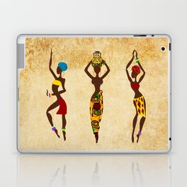 Dancing african women  Laptop Skin