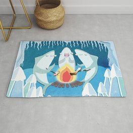 A Shiver of Sharks Rug