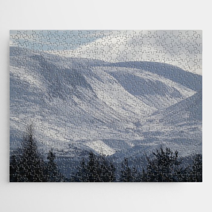Winter at the Lairig Ghru Jigsaw Puzzle