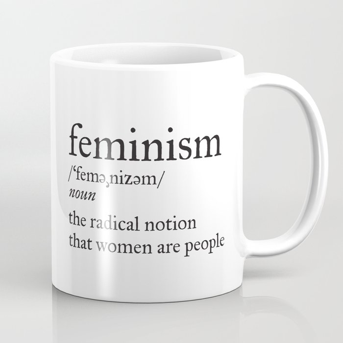 feminism definition coffee mug by littlegoldpixel society6