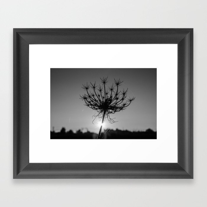 Silhouette Framed Art Print