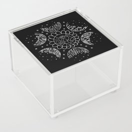 Black and White Mandala  Acrylic Box