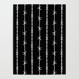 Barbed Wire Poster