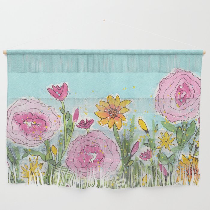 Floral Summer Soiree Wall Hanging