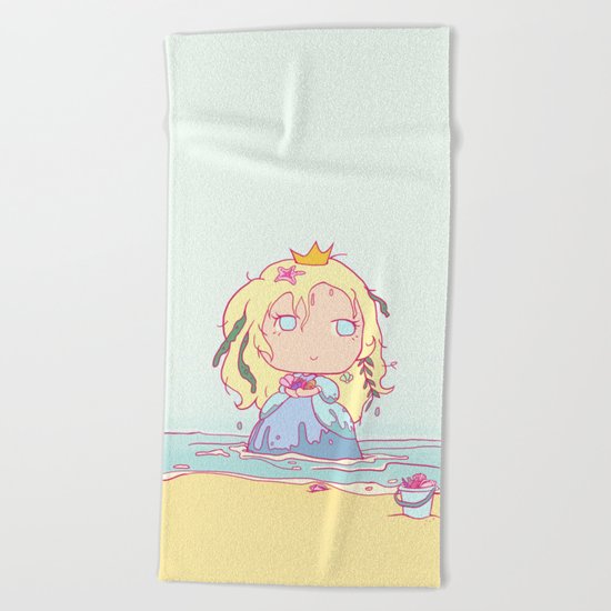 Lil' Sea Princess Beach Towel