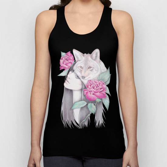 Wild Roses Unisex Tank Top