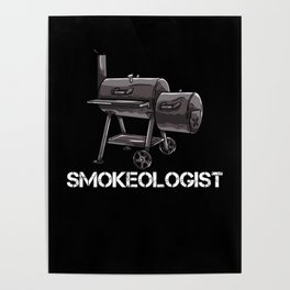 BBQ Smoker Grill Electric Grilling Pellet Recipes Poster