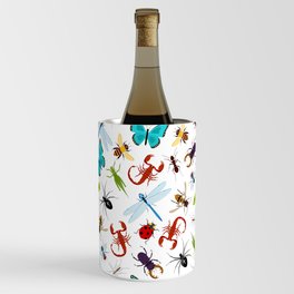 Insects Seamless Pattern Wine Chiller