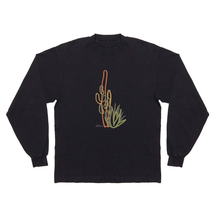 Beach Cactus Long Sleeve T Shirt