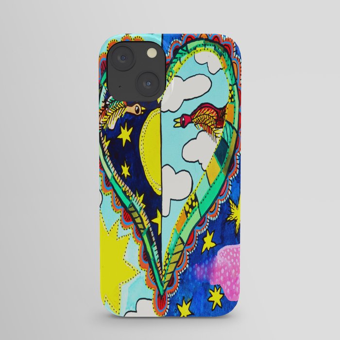 MY HEART IS FULL OF DAYS AND NIGHTS iPhone Case