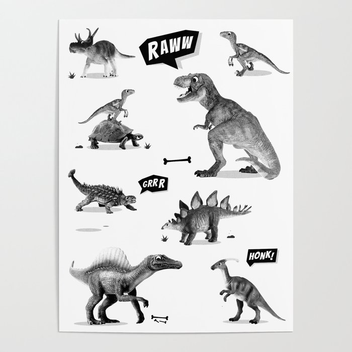 Dinosaur Hunt Poster