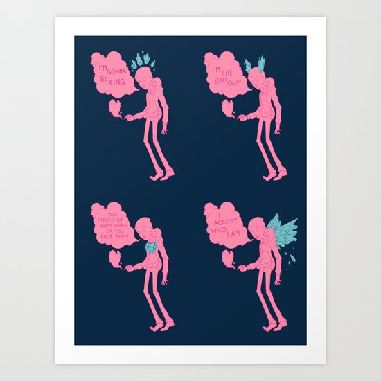 Pinkman Art Print