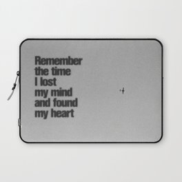 Remember The Time... Laptop Sleeve